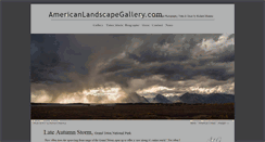 Desktop Screenshot of americanlandscapegallery.com