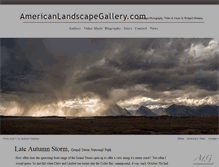 Tablet Screenshot of americanlandscapegallery.com